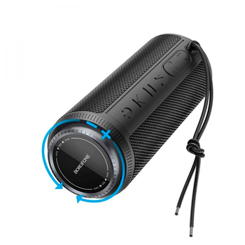 Бездротовий Bluetooth динамік Borofone BR22, 2*5W, 1200mAh, дистанція до 10m, Black, Box Зображення