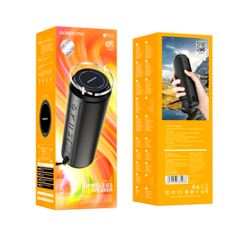 Бездротовий Bluetooth динамік Borofone BR22, 2*5W, 1200mAh, дистанція до 10m, Black, Box Зображення