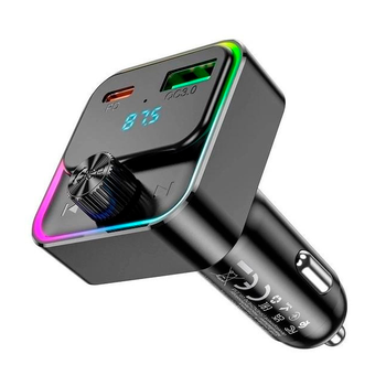 FM-модулятор HOCO E81, Black, Box Зображення