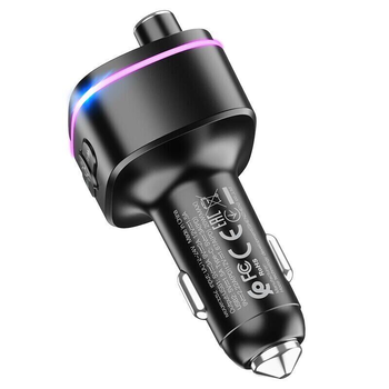 FM-модулятор HOCO E62, Black, Box Зображення
