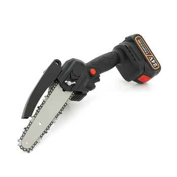 Акумуляторна ланцюгова пилка Mini Chain Saw 15cm, 24V, зарядний + аккумулятор, Case Зображення