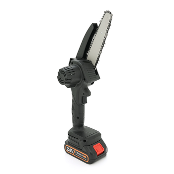 Акумуляторна ланцюгова пилка Mini Chain Saw 15cm, 24V, зарядний + аккумулятор, Case Зображення