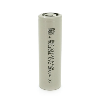 Акумулятор 21700 Li-Ion Molicel INR-21700-P42A(B) 4200mAh, 45A, 4.2/3.6/2.5V, Gray Зображення