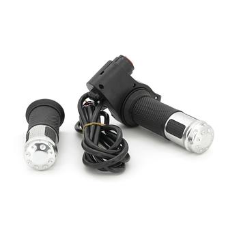 Ручка газу з кнопкою для електровелосипеда 12-72V+вольтметр, Box Изображение