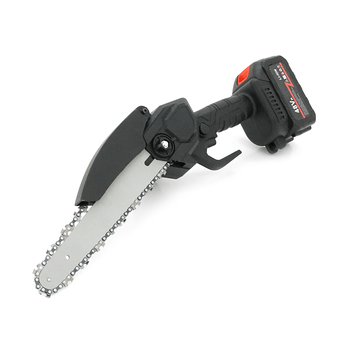 Акумуляторна ланцюгова пилка Mini Chain Saw 15cm, 24V, зарядне + 2 аккумулятори, Case Зображення