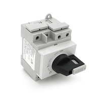 Поворотний вимикач зовнішнього монтажу HGN4-L1-25, DC1000V, 25A, 2P, IP66, Grey Изображение