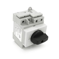 Поворотний вимикач зовнішнього монтажу HGN4-NL1-32, DC1000V, 32A, 4P, IP66, Grey Зображення