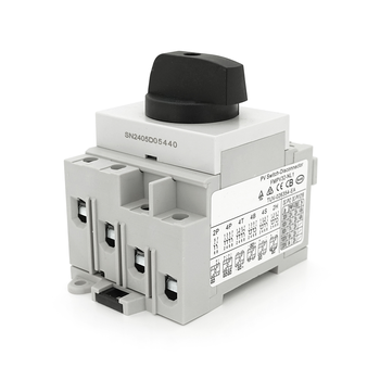 Поворотний вимикач зовнішнього монтажу HGN4-NL1-32, DC1000V, 32A, 4P, IP66, Grey Изображение