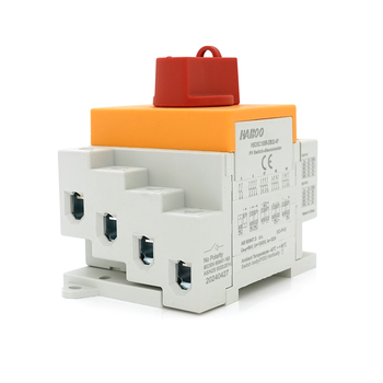 Поворотний вимикач під DIN, 1000V, 16A, 4P, Grey Зображення