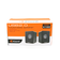 Колонки 2.0 Kisonli K100 для ПК та ноутбука, USB + 3.5mm, 2x3W, 20Hz-20KHz, 80х80х100mm, black Зображення