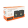 Колонки 2.0 Kisonli L-1030 для ПК та ноутбука, USB + 3.5mm, 2x3W, 20Hz-20KHz, 20X11X13mm, black Зображення