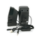 Колонки 2.0 Kisonli L-3030 для ПК та ноутбука, USB + 3.5mm, 2x3W, 20Hz-20KHz, 20X11X13mm, black Изображение