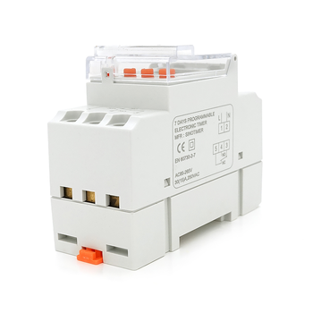 Реле часу Sinotimer TM920BK, на DIN-рейку, LCD, програмований, змінна батарея, 30А, 85-265V, 87х65х36 мм Изображение