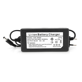 Зарядное устройство для аккумуляторов Li-ion 24V(29,4V),7S,2A, штекер 5.5*2.5, с индикацией Зображення