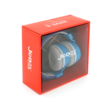Навушники провідні Jedel WAVE6, з мікрофоном, Blue, Box Зображення