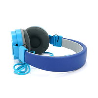 Навушники провідні Jedel WAVE6, з мікрофоном, Blue-Black, Box Зображення