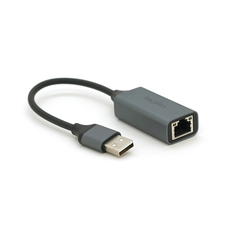 Контролер USB 2.0 to Ethernet VEGGIEG - Мережевий адаптер 10/100Mbps з проводом, RTL-8152B, Aluminum, Blister-Box Изображение