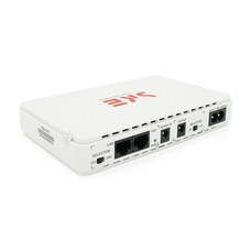 ДБЖ MIni Ups для роутерів/комутаторів/PON/POE-431P, 5/7.5/9/12V, 1A, 4X2200MAh, (159х28х105), 0,430 кг, White, BOX Зображення