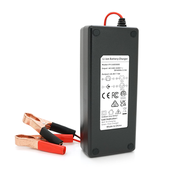 Зарядний пристрій для акумуляторів Li-ion 12V (12,6V),3S,6A, індикація.с крокодилами (Clips) Изображение