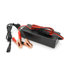 Зарядний пристрій для акумуляторів Li-ion 25.2V,6S,4A, крокодили. індикація, 172x72x40mm Изображение