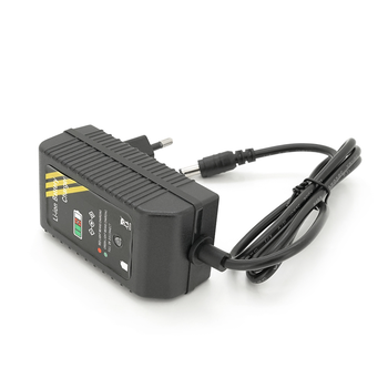 Зарядний пристрій для акумуляторів Li-ion 4.2V3A,штекер 5.5*2.5,87x46x42mm Зображення
