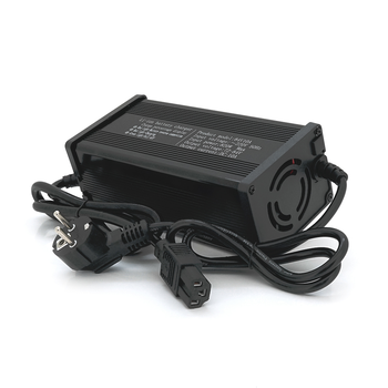 Зарядний пристрій для акумуляторів LiFePo4 72V(87,6V), 24S, 10A, штекер Triangle plug (T-tipe/IEC/C13 N+L-), 185x88x60mm Изображение