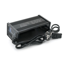 Зарядний пристрій для акумуляторів LiFePo4 72V(87,6V), 24S, 10A, штекер Triangle plug (T-tipe/IEC/C13 N+L-), 185x88x60mm Изображение