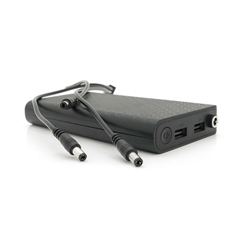 ДБЖ UPS-24W DC1024P для роутерів, Output: USB 5V/2A, DC9V,2.7A/12V,2A, 14000mAh(7*2000mAh), 155х75х23мм, 460грам, Black, BOX Зображення