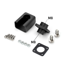 Корпусна прохідна клема М8-M8, 200A, 1000V, мідь, Black Изображение