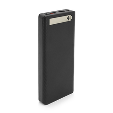 Power bank Voltronic M10-PD під 10х18650, flashlight, Output:5V-3A/9V-2A/12V-1.5A, Micro-USB, Type-C, Digital display, ABS, PVC, Black, BOX Зображення