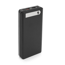 Power bank Voltronic M8-PD під 8х18650, flashlight, Output:5V-3A/9V-2A/12V-1.5A, Micro-USB, Type-C, Digital display, ABS, PVC, Black, BOX Зображення
