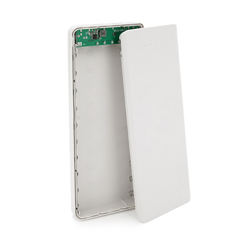 Power bank Voltronic W10 під 10х18650, флешlight, Output:5V-2A, Micro-USB, Type-C, ABS, PVC, Black, BOX Зображення