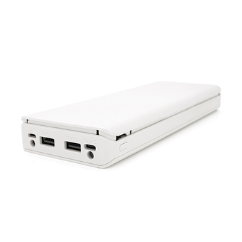 Power bank Voltronic W10 під 10х18650, флешlight, Output:5V-2A, Micro-USB, Type-C, ABS, PVC, Black, BOX Зображення