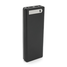 Power bank Voltronic L10 під 10х18650, Flashlight, Output: 5V-2A, Micro-USB, Type-C, Digital display, ABS, PVC, Black, BOX Зображення