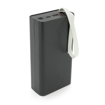 Power bank Voltronic T12-PD під 12х18650, Digital display, Output: 22.5W, Micro-USB, Type-C, Lightning, ABS, PVC, Black, BOX Изображение