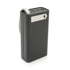 Power bank Voltronic T12-PD під 12х18650, Digital display, Output: 22.5W, Micro-USB, Type-C, Lightning, ABS, PVC, Black, BOX Зображення