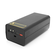 Power bank Voltronic T21-PD під 21х18650, Digital display, Output: 22.5W, Micro-USB, Type-C, Lightning, ABS, PVC, Black, BOX Изображение