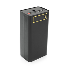 Power bank Voltronic T21-PD під 21х18650, Digital display, Output: 22.5W, Micro-USB, Type-C, Lightning, ABS, PVC, Black, BOX Зображення