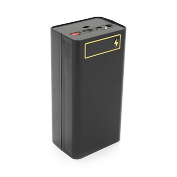 Power bank Voltronic T21-PD під 21х18650, Digital display, Output: 22.5W, Micro-USB, Type-C, Lightning, ABS, PVC, Black, BOX Изображение
