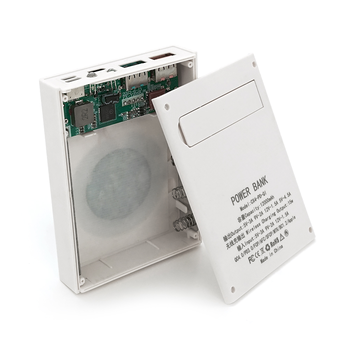 Power bank Voltronic CX4-PD-QIMagnetic під 4х18650, Magnetic Wireless Charger, Output:22.5W, Micro-USB, Type-C, Lightning, ABS, PVC, White, BOX Зображення