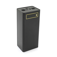 Power bank Voltronic D21-PD під 21х18650, Digital display, Output: 22.5W, Micro-USB, Type-C, Lightning, ABS, PVC, Black, BOX Зображення