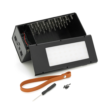 Power bank Voltronic D32-PD під 32х18650, Digital display, Output: 22.5W, Micro-USB, Type-C, Lightning, ABS, PVC, Black, BOX Зображення