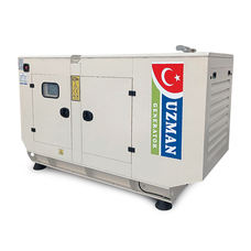 Генератор дизельний Uzman IYI-R-35 Ricardo ZH4100D 35 KVA/30KW, трифазний 230/400V, 50Hz, об'єм 100л, 2200x1000x1450 мм (AVR+ATS) Зображення