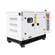 Генератор дизельний Uzman Ricardo (UZM R-110) 110KVA/88KW, трифазний 230/400V, 50Hz, об'єм 165 л, 2800x1000x1750 мм (AVR+ATS(АВР) в комплекте) Зображення