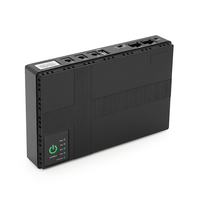 ДБЖ для роутерів/комутаторів DC1018P, 18W, Output: USB-5V, DC-5V/9V/12V, POE-15/24V, 1/2A, Li-ion 10400mAh, 160х105х32мм, 385 грам, 385 грам, Зображення