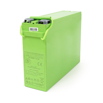 Акумуляторна батарея MONBAT FRONT TERMINAL 12MVR100 AGM 12V/100 Ah, 398x110x286 мм, 32,9 кг Зображення