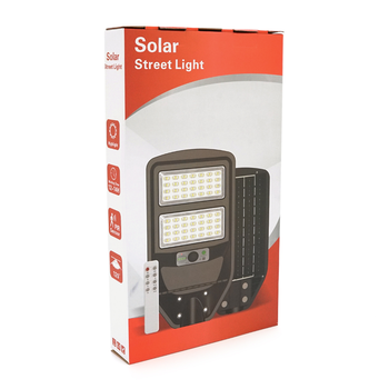 SOLAR LED-ліхтар Anern AN-ISGL10-80W, 8W, 56LED/5054, 3.2v4AH LiFePO4, 600lm, заряд 8 ч, разряд 4 часа, IP66. ABC Plastic, 413*231*47mm Изображение