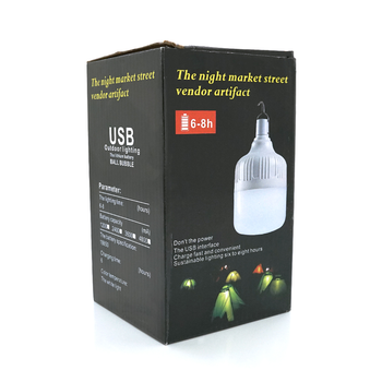 Лампа із вбудованим акумулятором JA-899, живлення від Solar панелі 100х65мм, вбудований акумулятор, Box Изображение