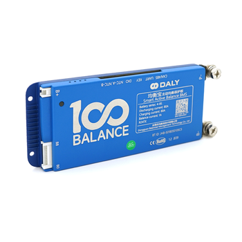 Universal BMS smart плата DaLy LiFePO4 4-8S 80A з Bluetooth + CAN + активний балансир 1A Зображення