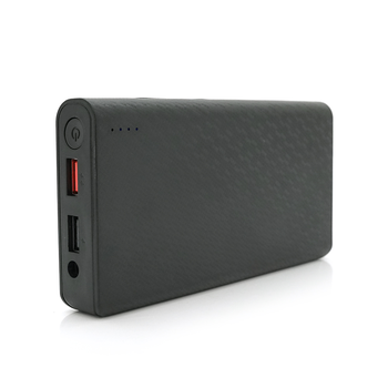 Портативний Power Bank 18W для роутерів, Output: USB 5V/2A, DC9V,2.7A/12V1.5A, 21000mAh(7*3000mAh), 155х75х23мм, 460грам, Black, BOX Зображення